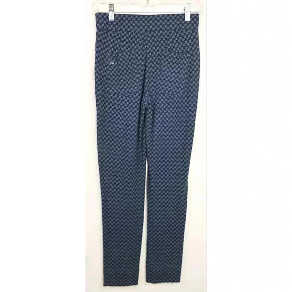 Betabrand Womens Pants Leggings Straight Leg Blue Size Small - Picture 2 of 7